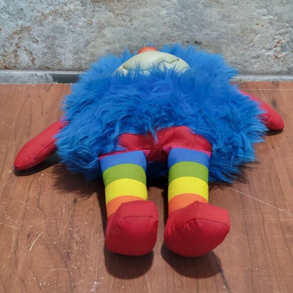 Vintage Rainbow Brite Champ Sprite Plushie Buddy Blue 1983 - Picture 4 of 12